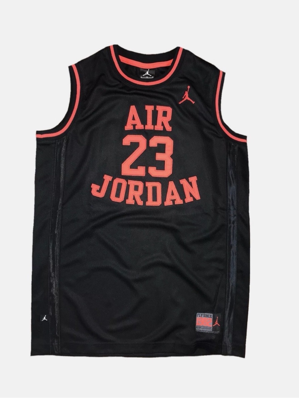 Jordan Kids Black & Red Air 23 Basketball Jersey